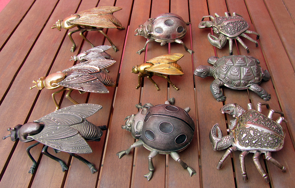 Colección vintage Entre y Salga Ashtray Insect