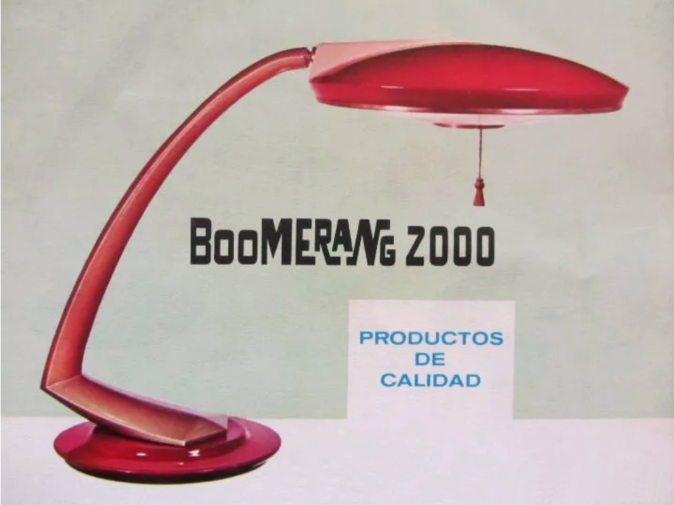Lámpara Fase Boomerang 2000. Entre y Salga. Entreysalga